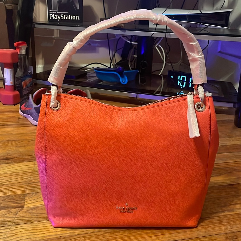 Kate Spade Bright Orange Tote Bag (Brand New with Tags)